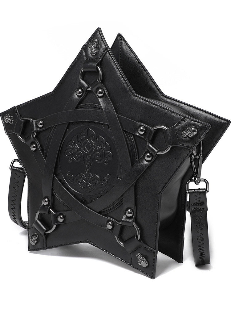 Black Magic Pentagram Gothic Bag