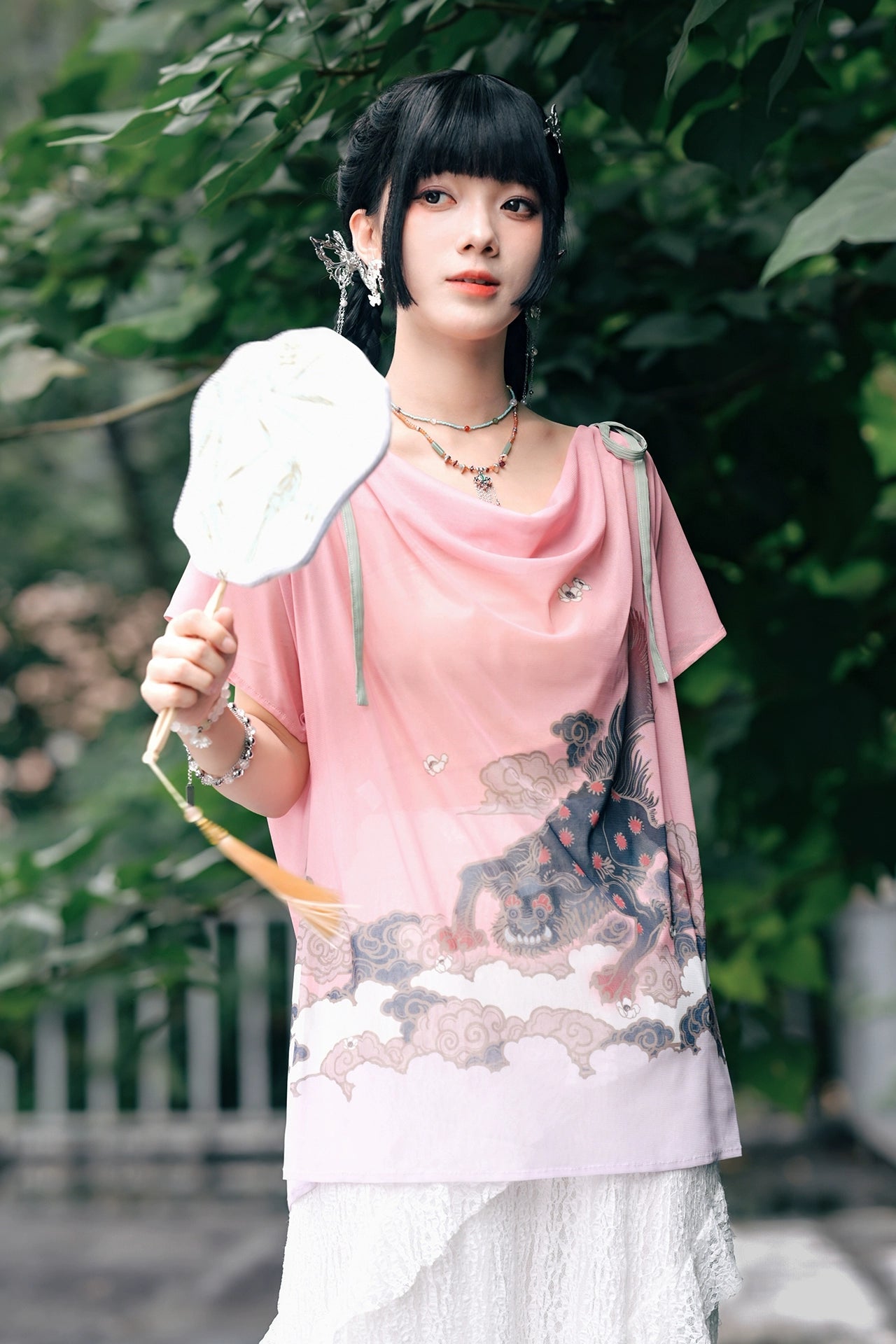 Pinky Japanese China Tops