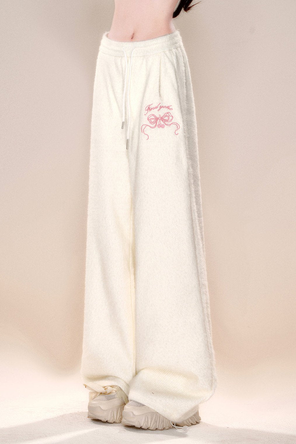 プラスフリースルーズコットンパンツ