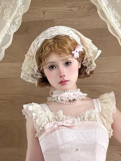 【1月29日予約締切】エレガントスイートロリータフリルリボンサスドレス＋チョーカー