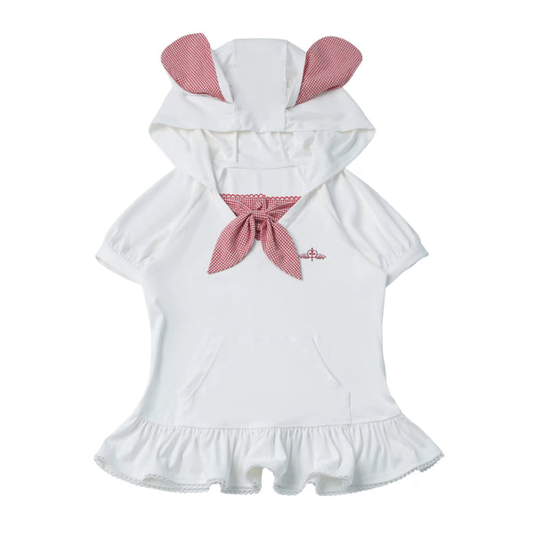 Apple Red Bunny Ear Girly Set