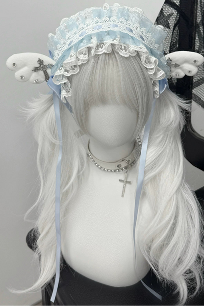 Rhinestone Lace Headdress