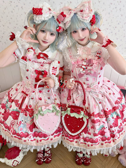 [Pre-order Deadline: April 13] Strawberry Lace Ribbon Bag