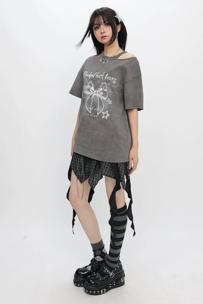 リボンルーズトップス