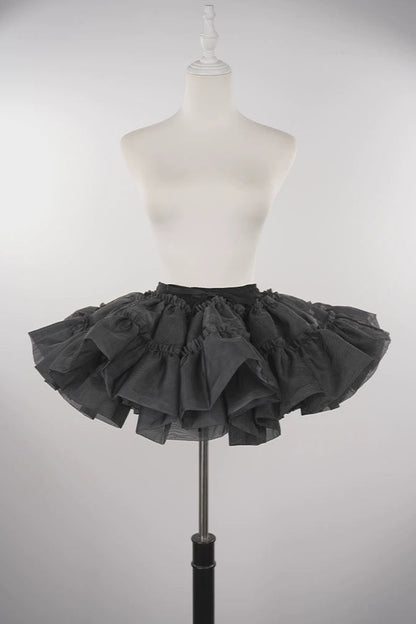 [Spot] 30cm black violent support Lolita Lolita skirt support boneless soft yarn cloud support petticoat canopy