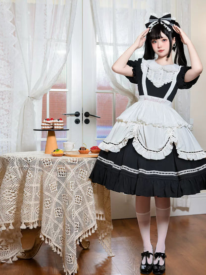 Cupid Lolita Dress + Frilled Apron