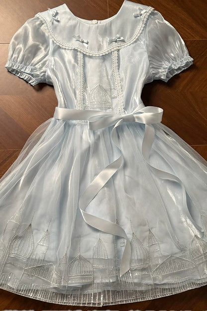 Princess Lace Doll Collar Dress