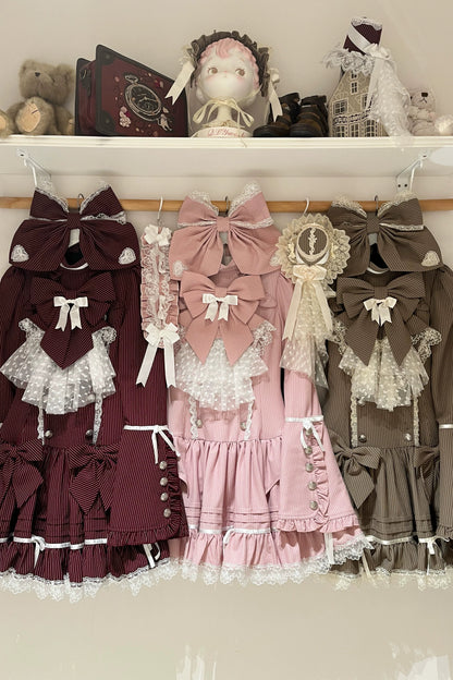 [Pre-order Deadline: April 25] Phantom Cat Series Cat Ear Hairband + Ribbon Veil Hat