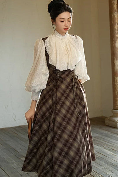 French Retro Lace Blouse
