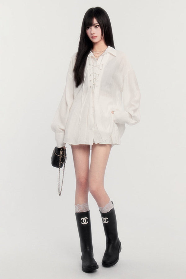 Chic White Tea Love Letter Two-Piece Set