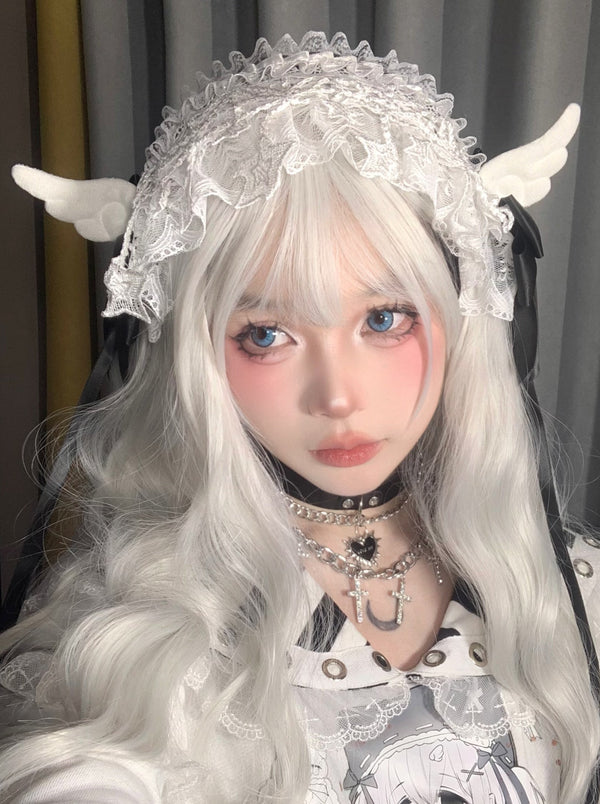 Subculture lace hair band