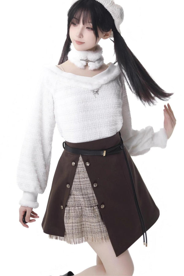 Fringe Ribbon Date Style Skirt Setup