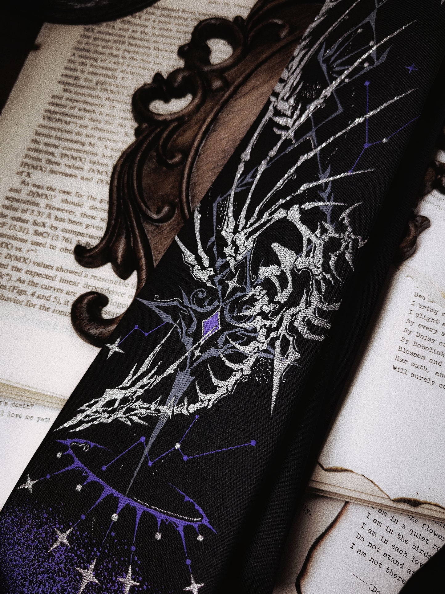 【12月26日予約締切】ギャラクシーボーンミストコアゴシックジャカードネクタイ