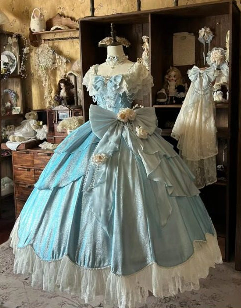 【2月5日予約締切】ロマンティックローズエレガントプリンセスドレスコンプリートセット