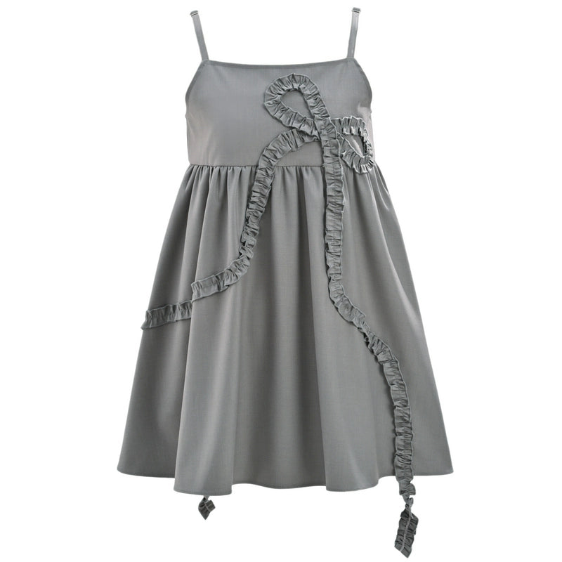 ガーリーグレーピンクセットアップ