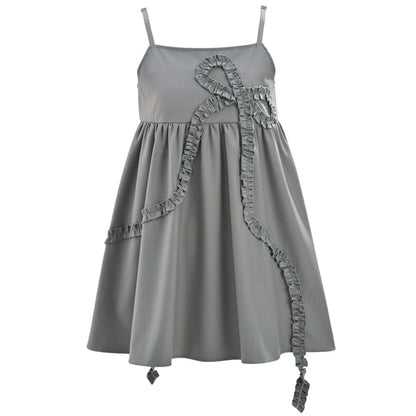 ガーリーグレーピンクセットアップ