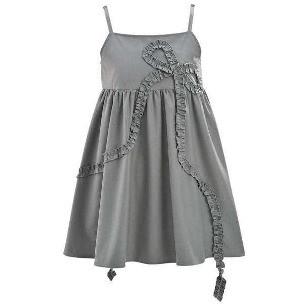 ガーリーグレーピンクセットアップ