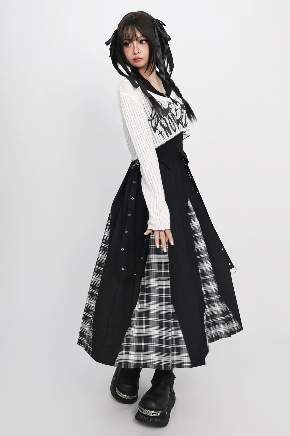 トリックフィールドクールチェックスカート