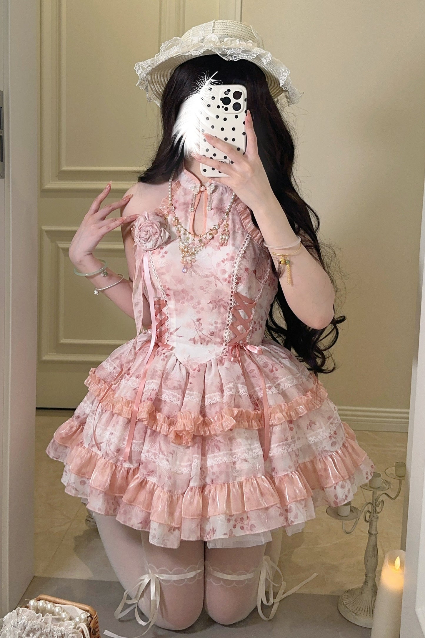Peach Sugar Sweet Lolita Dress