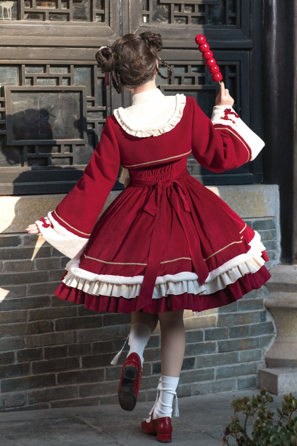 New Year Chinese Style Lolita Dress Set-Up