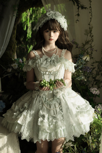 [Order Deadline: October 3] Pearl Rose Ballet Style Pure Elegant Dress