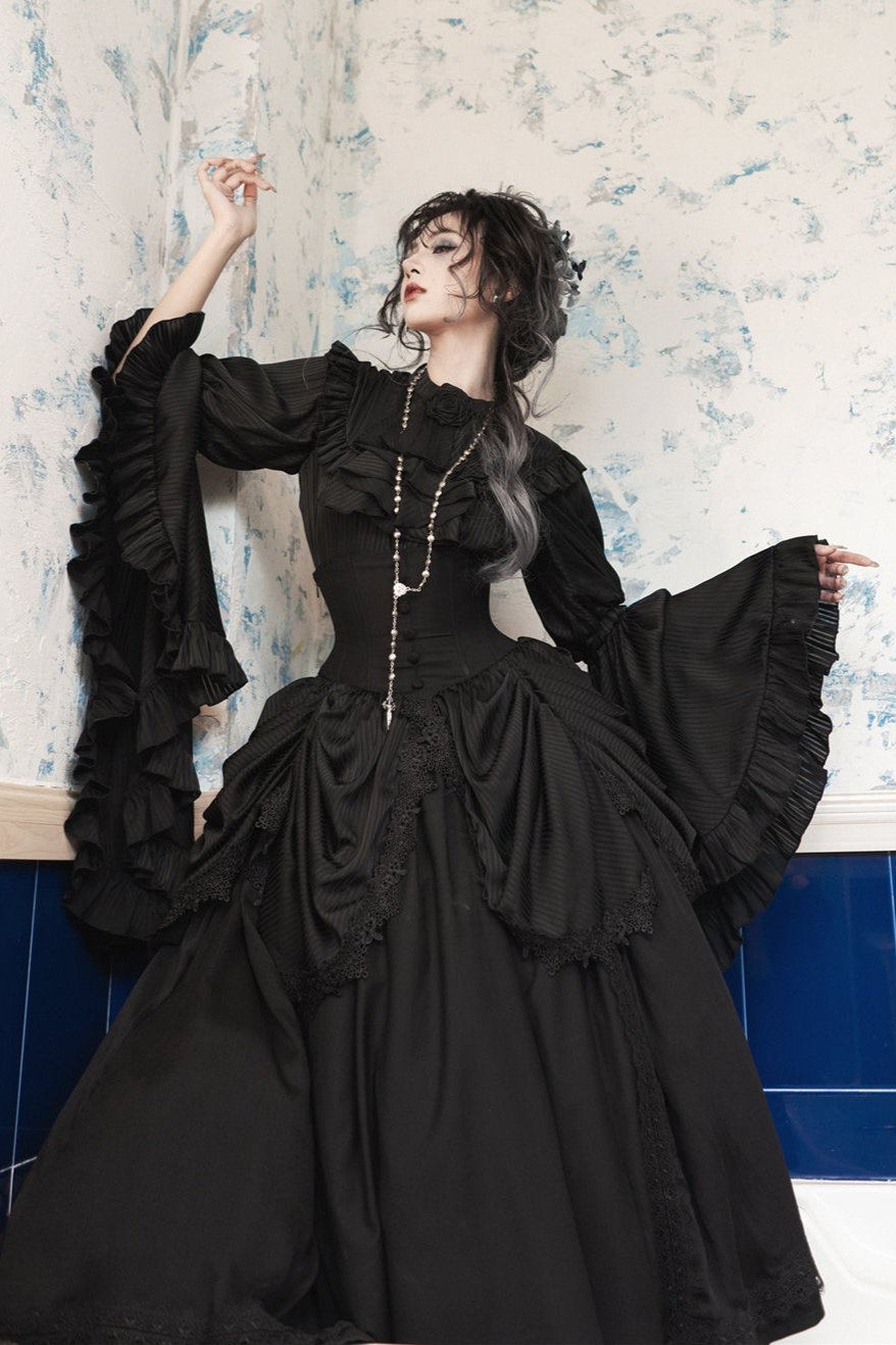 [Reservation product] Gothic Elegant Sister Test Dress Suit