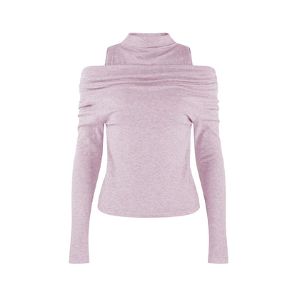 French Knit Off-Shoulder Top