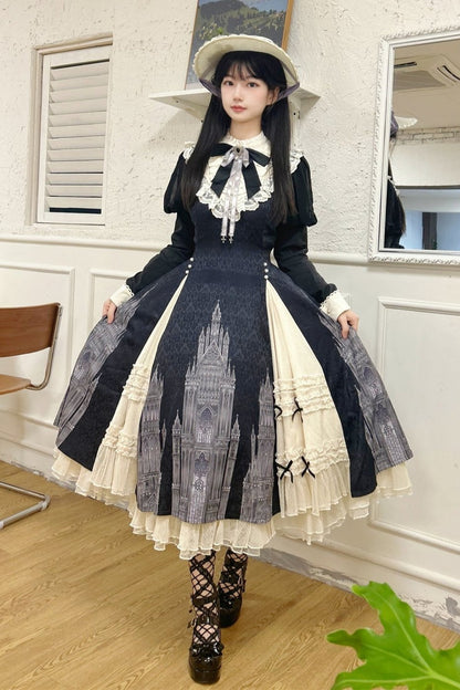 [Reservation deadline on October 22] Church Bell Elegant Gothic Classical Dress