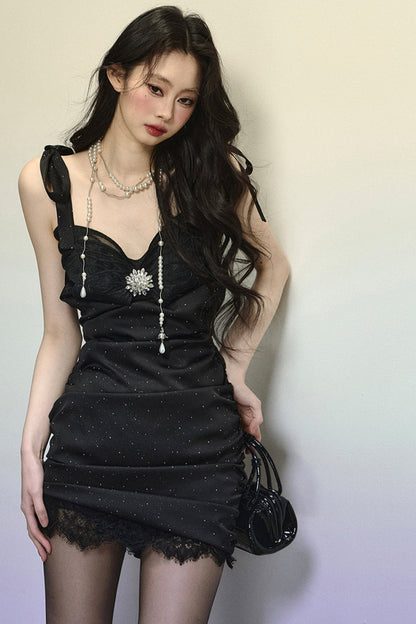 Little Black Tight Sleeveless Dress