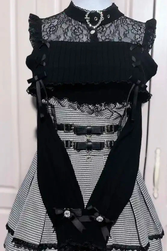 Pearl Lace Off-the-shoulder Knit Top