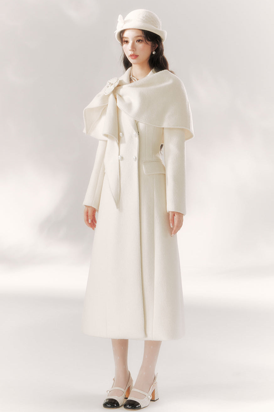 Pure Moon Light Dress Coat