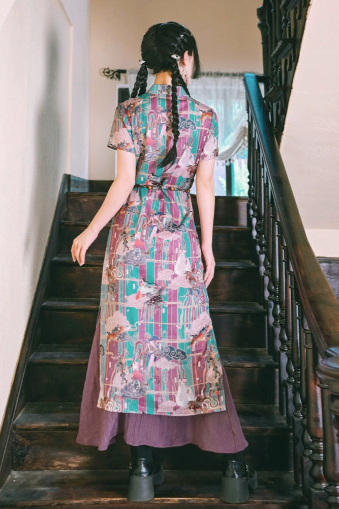Phantom China Fishtail China Dress