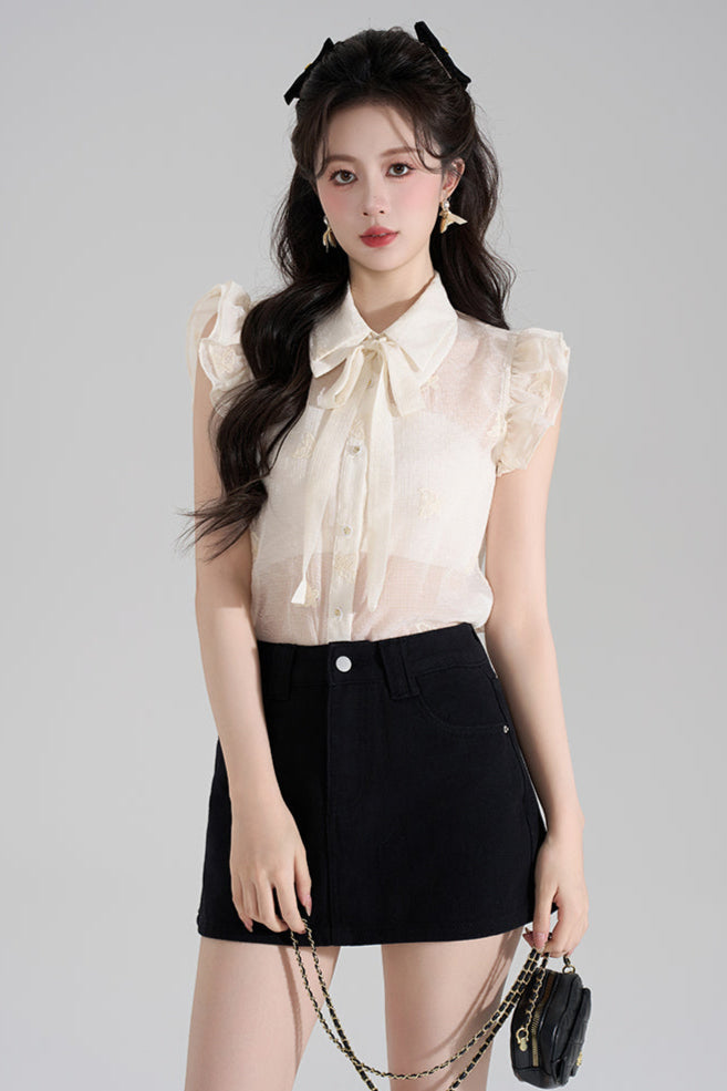 Chic Sheer Sweet Top + Shorts