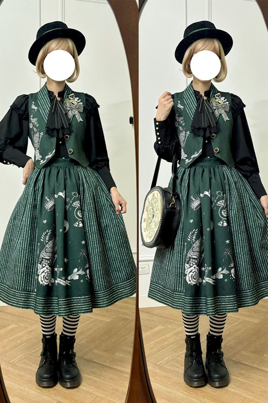 [November 4 reservation deadline] Magic Messenger Daily Elegant College Style Skirt