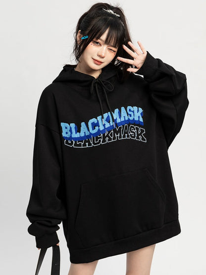 American High Street Logo Over Hooded Hoodie