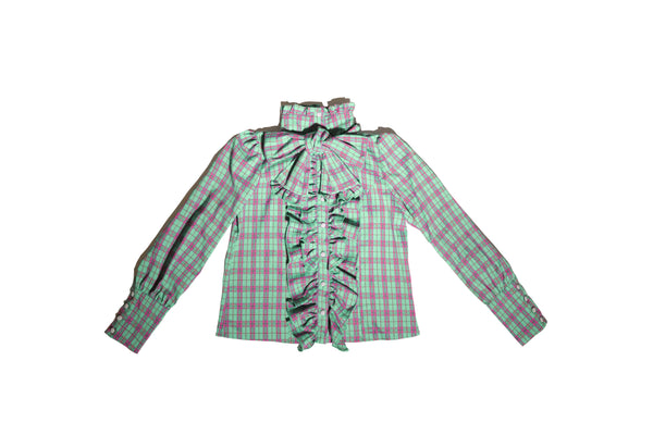 [Artículo reservado] Traje de falda y camisa de la serie de cuadros de caja de regalo con forma humana