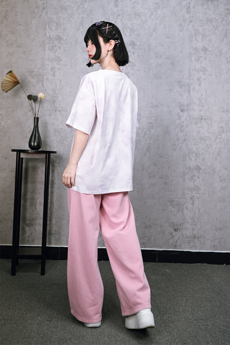 Osh pinky denim pants