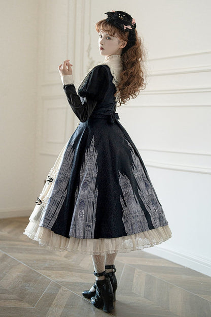 [Reservation deadline on October 22] Church Bell Elegant Gothic Classical Dress