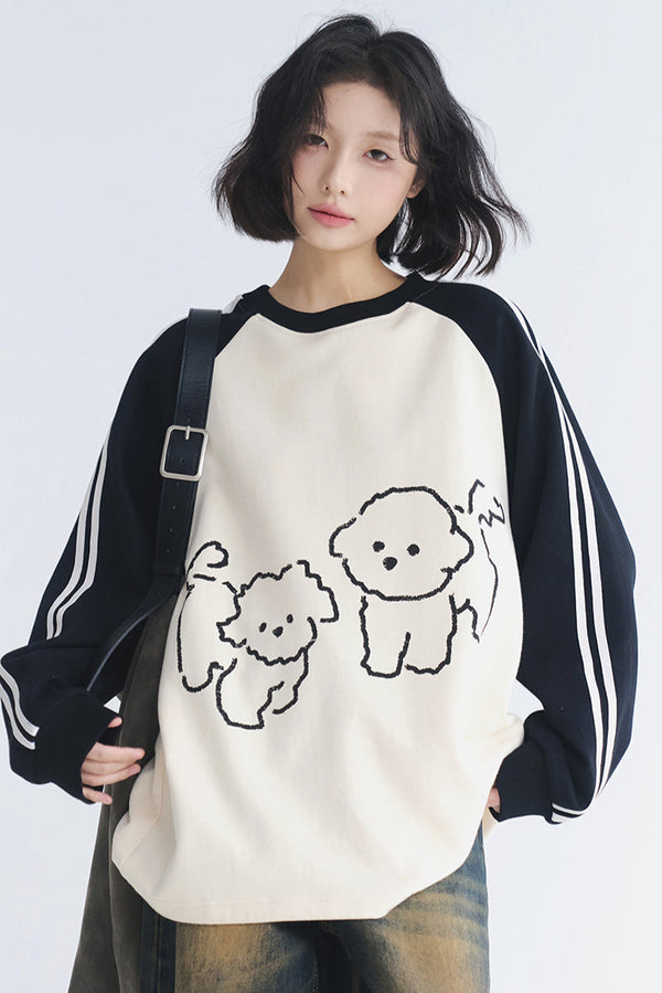 Printed Crush Sweater