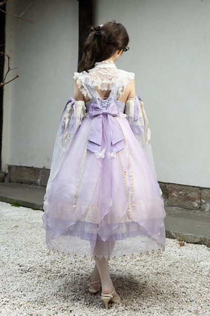 Fairy Floral China Tulle Ribbon Dress