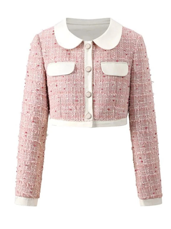 Sweet Tweed Dress + Doll Collar Tweed Jacket