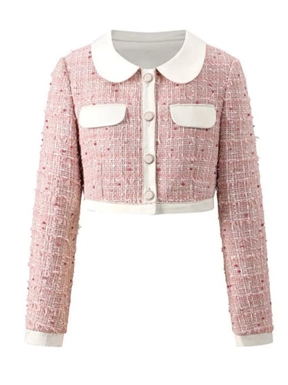 Sweet Tweed Dress + Doll Collar Tweed Jacket