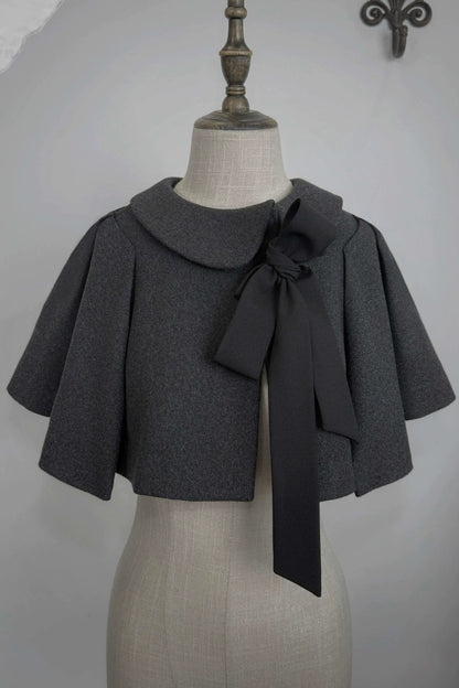 英國偵探蘿莉塔外套+披肩+裙子+襯衫+包+胸針+帽子+貝雷帽+項鍊