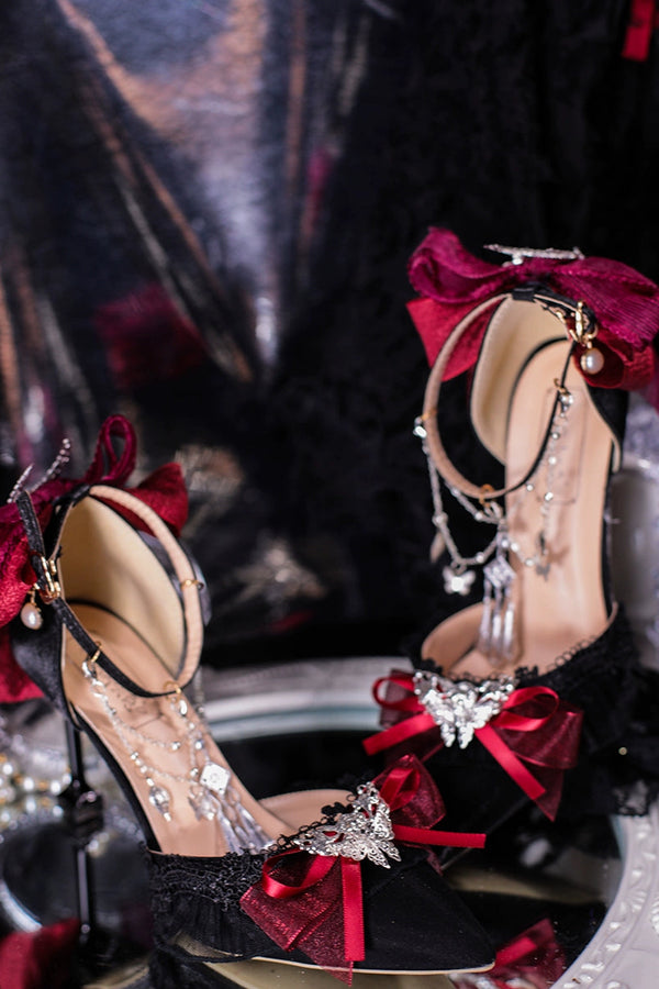 ダークウェディングハイヒール