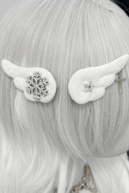 Snowflake Angel Wing Clip