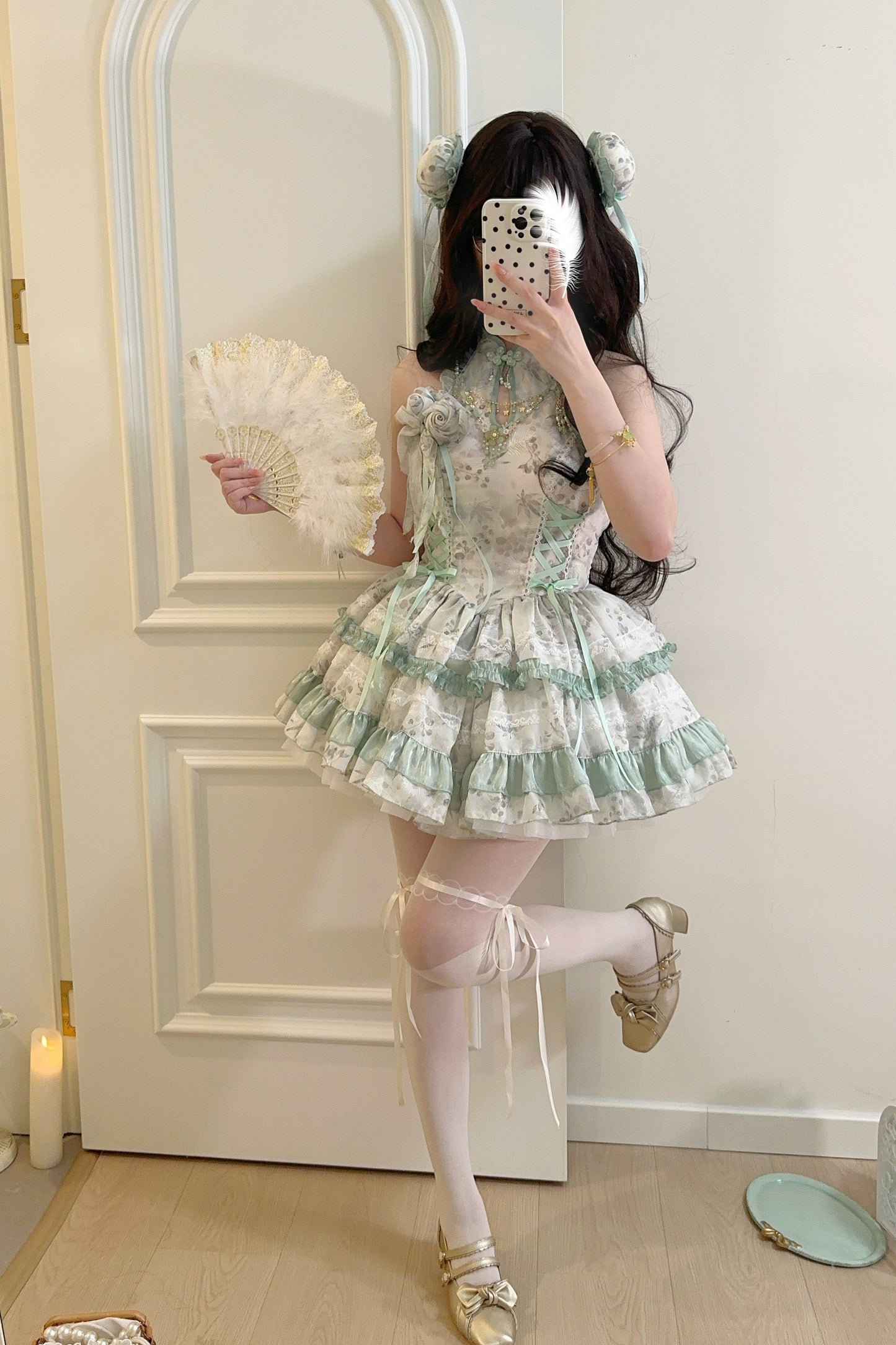 Peach Sugar Sweet Lolita Dress