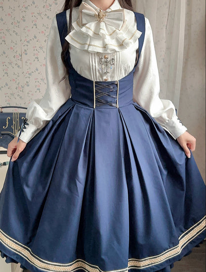 [Pre-order Deadline: August 30] Church Choir Gothic Cape Dress Set + Classical Blouse