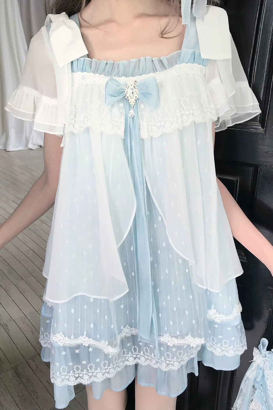 Floating Dream Lace Dress + Skirt + Bag