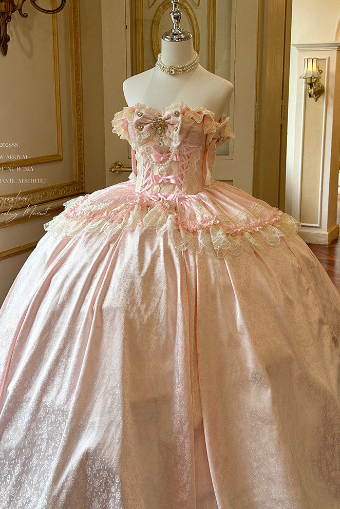 Pink Bow Gown+Accessesory