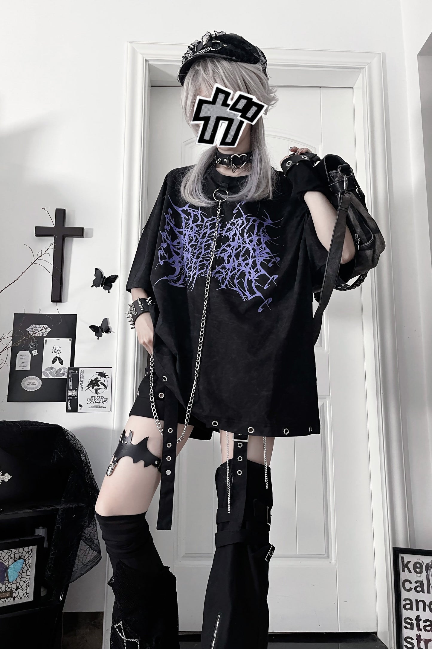 Subculture Dark Circle Spider Tops